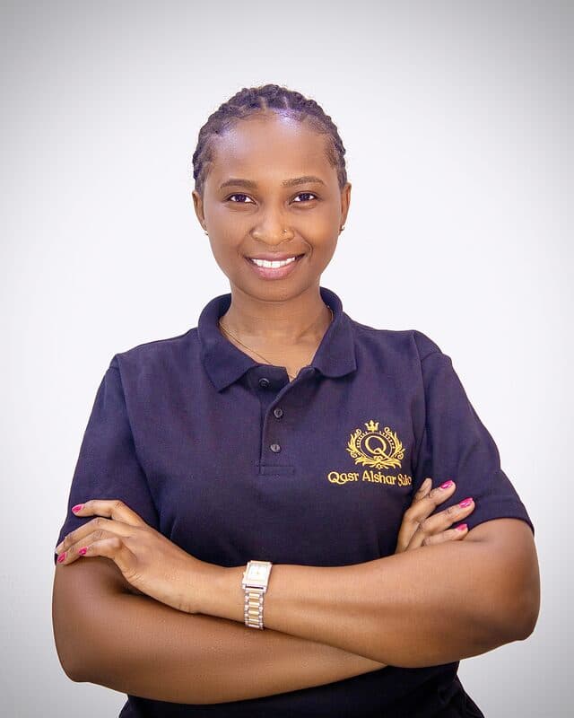 Ann Wanjiru — Crown Artist at Qasr Alshar Salon, Dubai