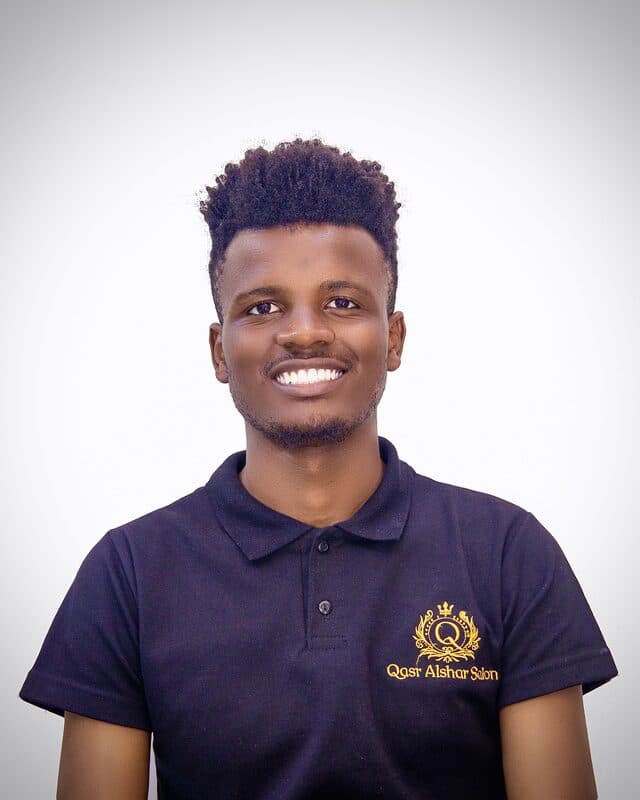 Brian Gichuki Mugo — Crown Artist at Qasr Alshar Salon, Dubai
