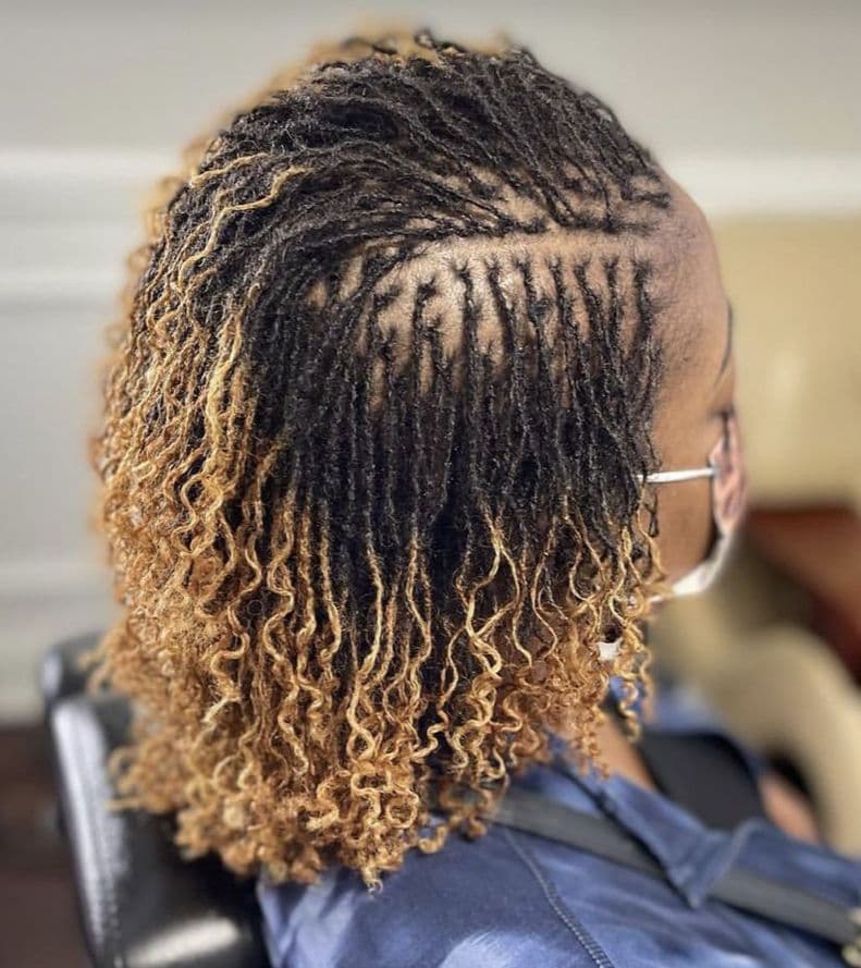 Sisterlocks Style — Locs, sister locks & dreadlock styling at Qasr Alshar Salon, Dubai — near Union Metro, Deira.